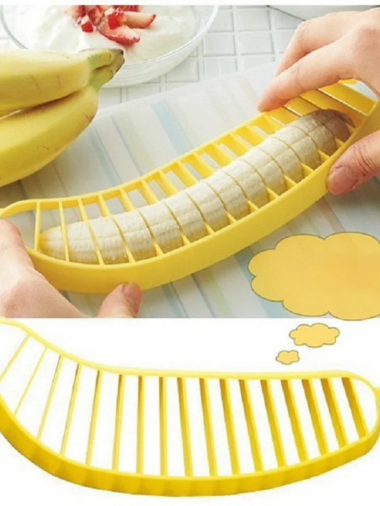 

1pcs Vegetable Peeler Salad Slice Banana Slicer Chopper Fruit Cutter Cucumber Knife Home Kitchen Gadgets Baking Tool