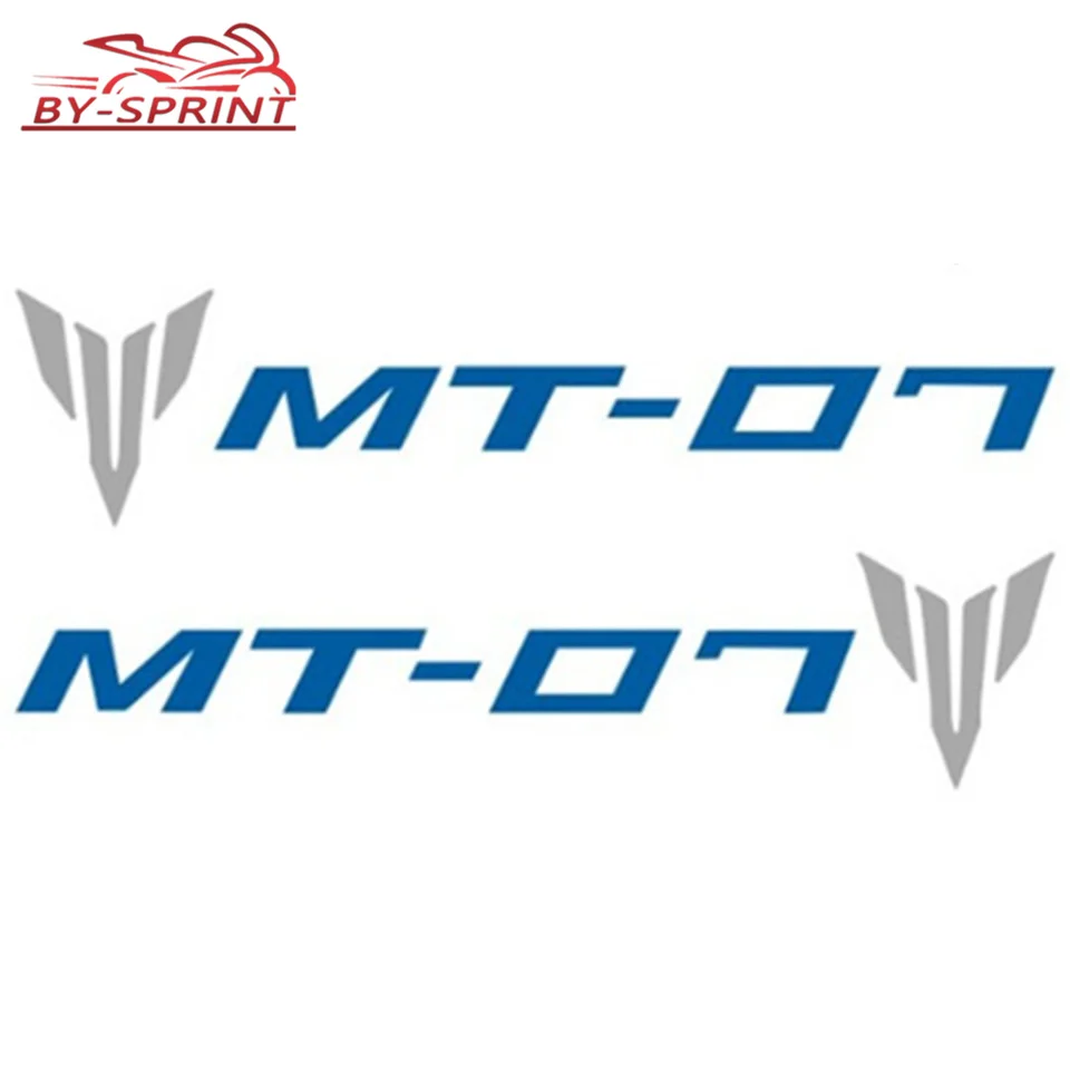 2 X украшения для мотоцикла универсальные наклейки эмблемы YAMAHA MT 07 MT07 mt 07|Наклейки