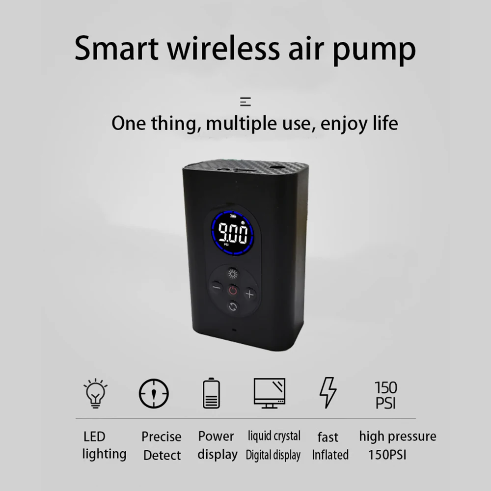 Автомобильный Электрический воздушный насос мини портативный автомобильный