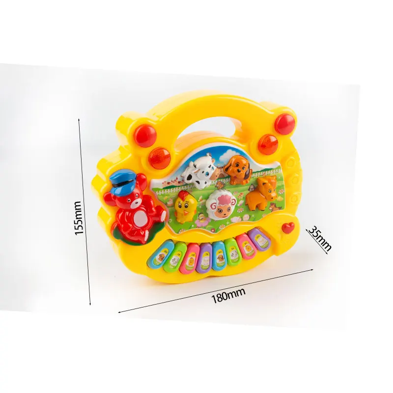 Детское фермерское пианино музыкальная игрушка обучающий электронный орган