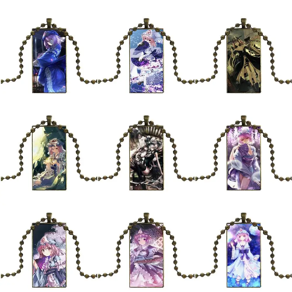 Touhou Проект Saigyouji Yuyuko для женщин девочек ручной работы дизайн Модные Винтажные
