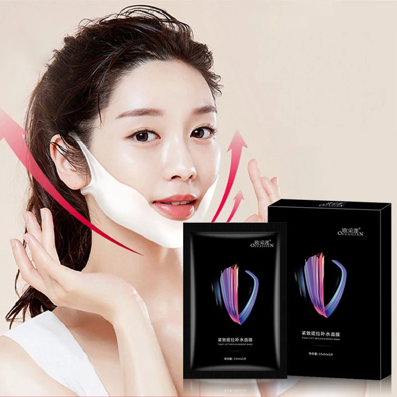 

1PC/5PCS Ear-Hanging Moisturizing Firming Lifting Mask Hydrating Whitening Shape A V-Shaped Face Eliminate Puffiness Face Care