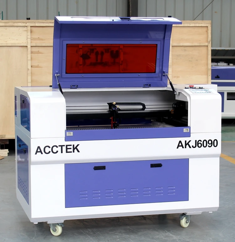 Для дерева МДФ акрилопласта стекло Малый co2 лазерная гравировальная машина