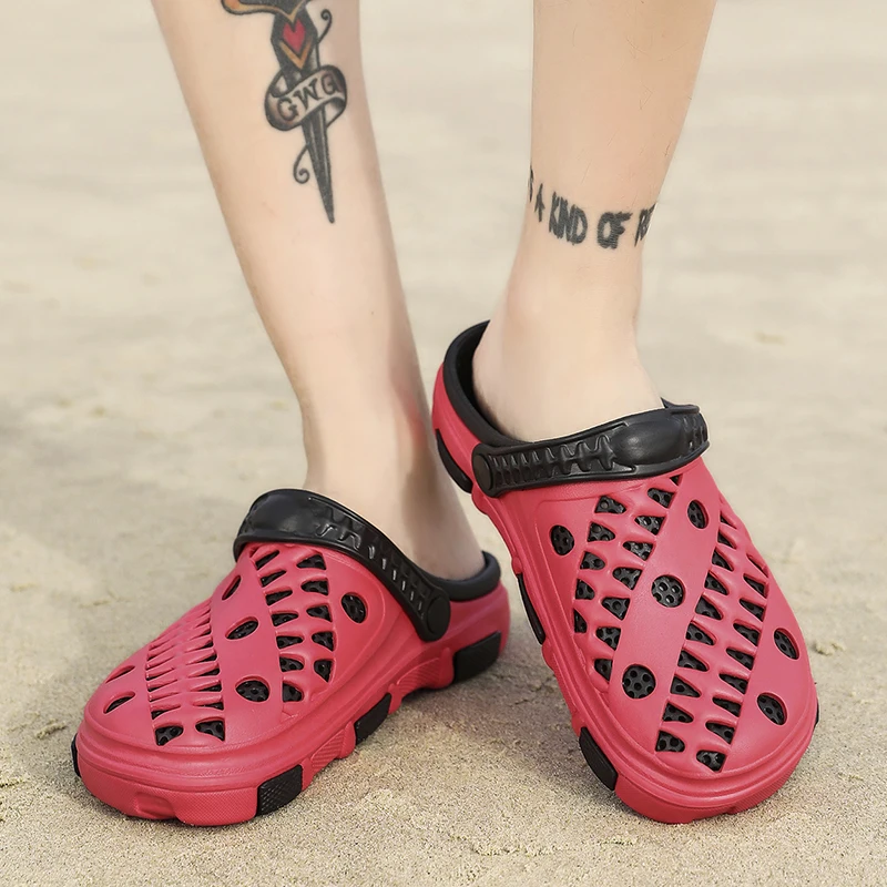 Мужские летние пляжные сандалии мужские домашние сабо синие тапочки для спальни