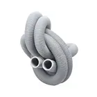 Сливной шланг для стиральной машины, удлинительная труба для посудомоечной машины, 123 м с набором кронштейнов