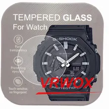 3Pcs 9H Anti-Scratch Tempered Glass Screen Protector For Casio G Shock GA-2100 GA-2000 GA-2110 GM-2100 GMA-S2100 GA-2200