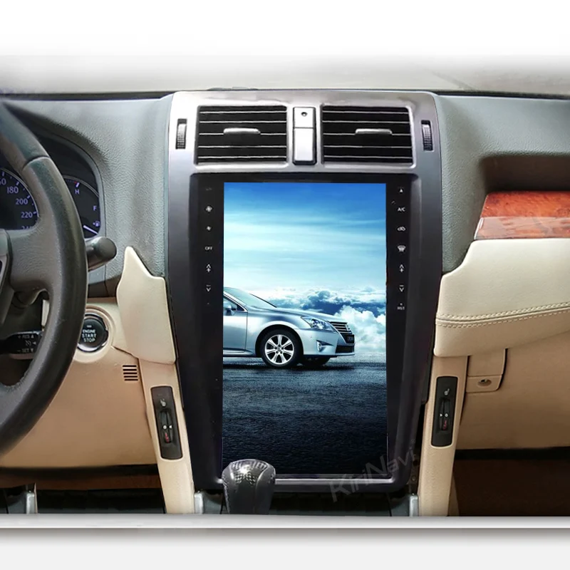 Вертикальный экран KiriNavi в стиле Tesla 13 6 ''Android 8 0 автомобильное радио GPS