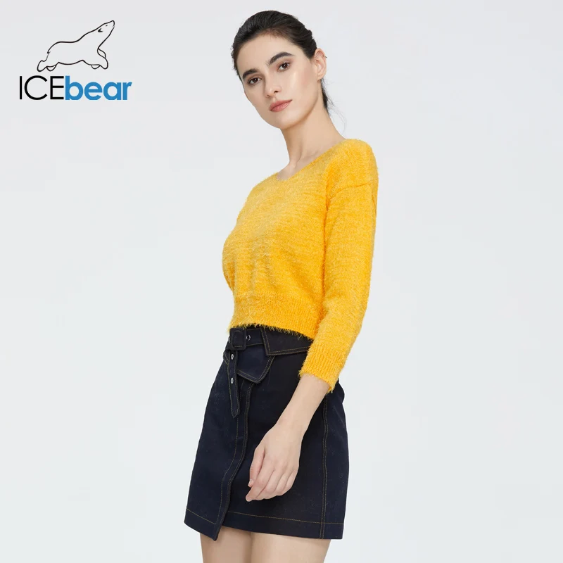 Icebear 2020 новый европейский и американский весенний свободный свитер с длинным