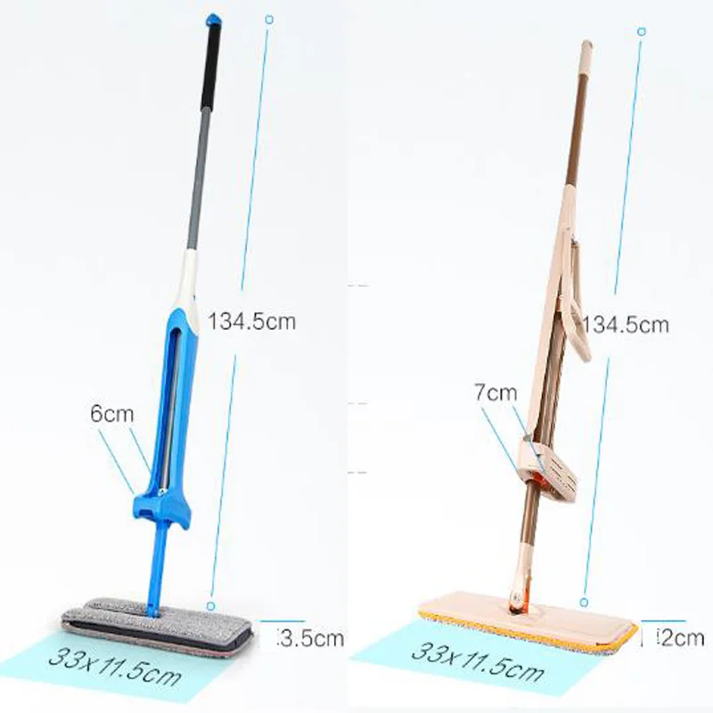 

120310/Dual use mop/PP engineering plastics/Home self-squeezing rotating / wood flooring/flat mop /360 degrees can be rotated/