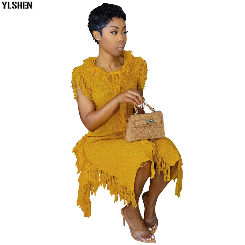 Африканские платья для женщин африканская одежда платье Африки Kint Tassel Dashiki