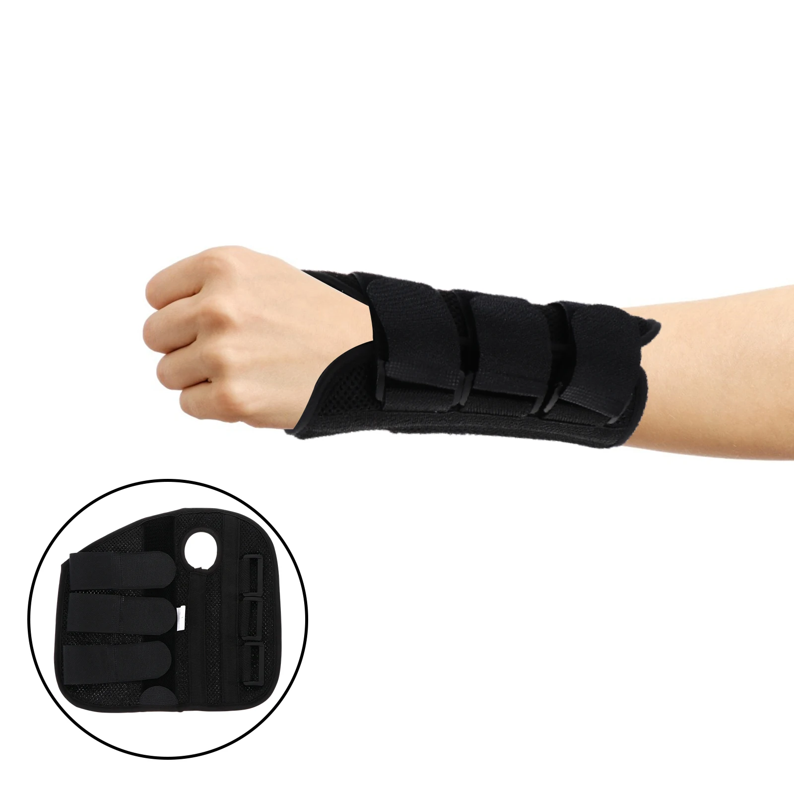 

1pc Adjustable Breathable Wrist Band Practical Wrist Splints for Adult Injuries Wrist
