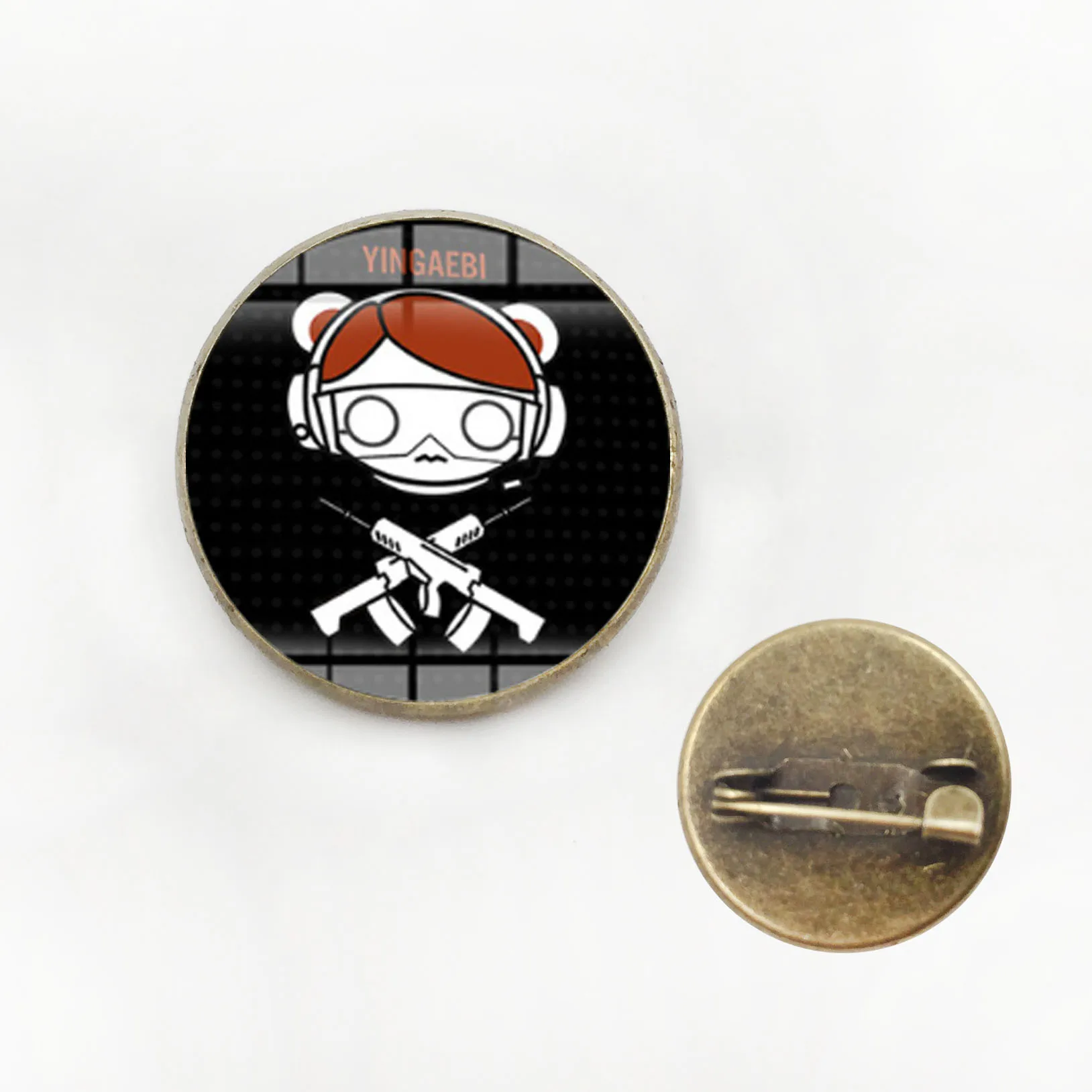 Модные металлические броши в форме радуги Шесть сидений дизайн мультяшной