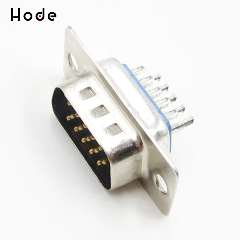 10 шт. DB15 разъем VGA 3 ряда 15Pin D SUB Проволочный припой Тип сделай сам штекер