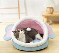 deep sleep comfort in winter cat bed little mat basket for cats house products pets tent cozy cave beds