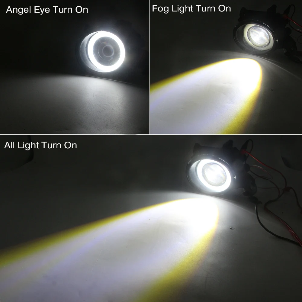 Автомобильные светодиодные противотумансветильник фары Cawanerl для Nissan Pathfinder 2013 2014
