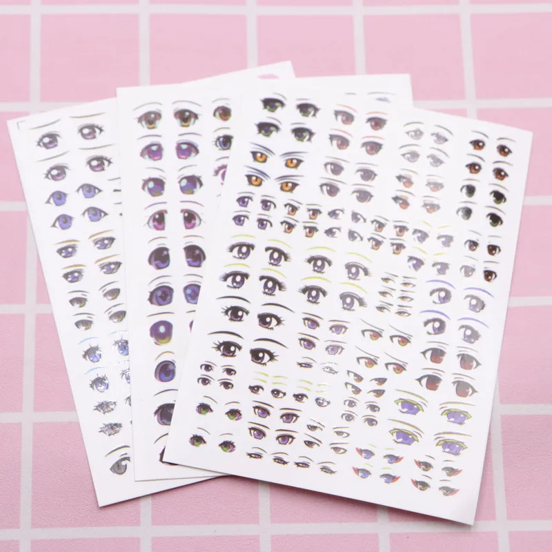 BJD глиняная кукла ультрасветильник наклейки для глаз сделай сам патч аксессуары