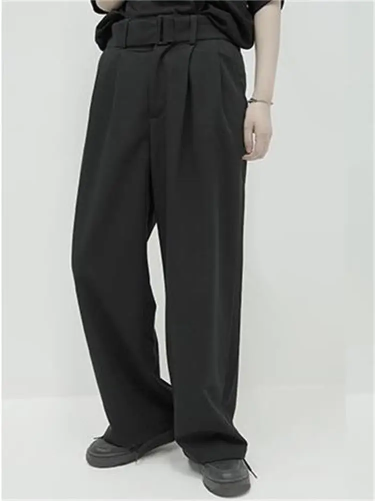 2021 new fashion trend dark classic simple couple the same straight tube casual plus-size trousers