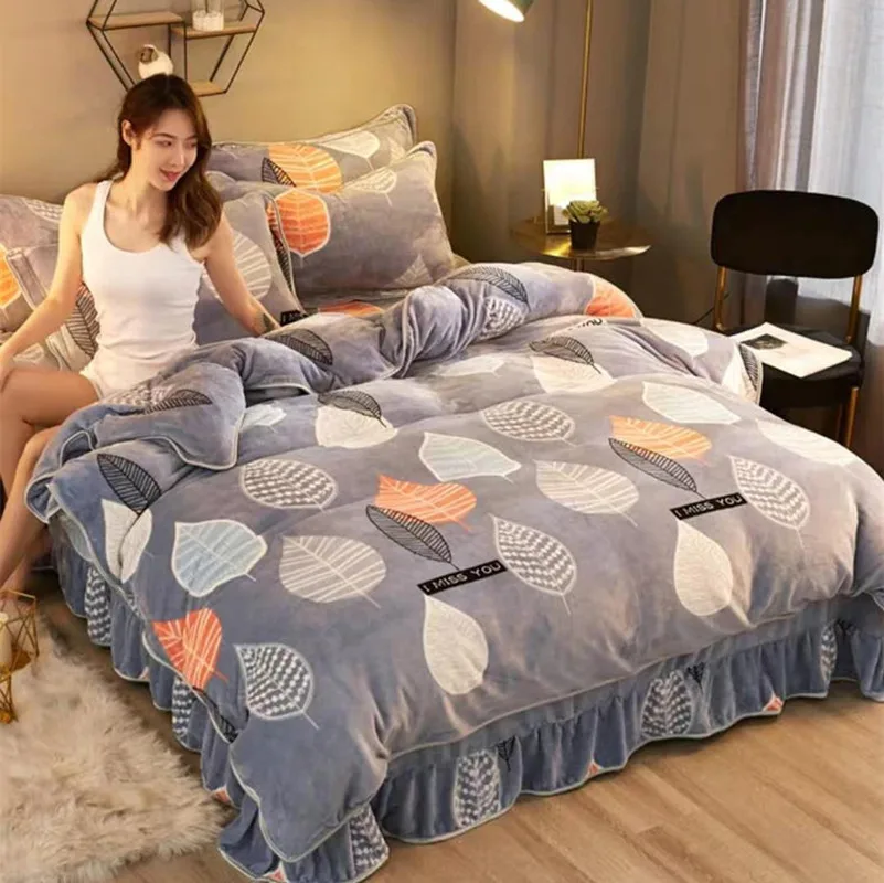 

Multi-size Maple Leaf Flannel Blanket Coral Velvet Comfortable Soft Summer Cover Bedroom Winter Bed Warm Blankets for Beds Sofa