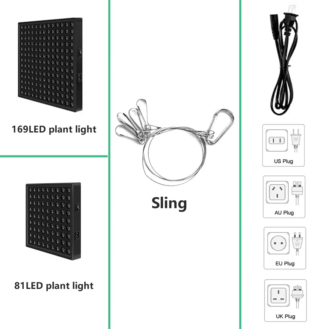 

Grow Light 265V 2835 LED 50W 80W Phytolamp Full Spectrum For Indoor Greenhouse Plants Plate PlantLlamp for Phyto Growth