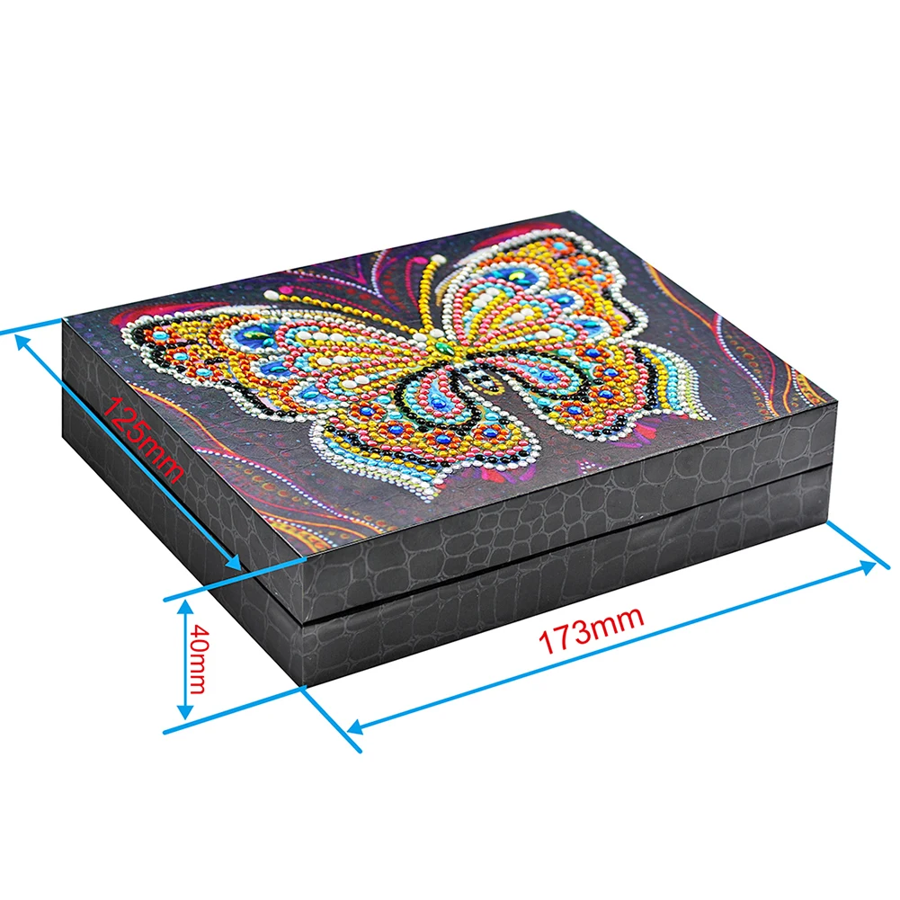 

Desktop Storage Box Sundries Container DIY Special-shaped Diamond Resin Jewelry Box Container Desktop Decorative Case