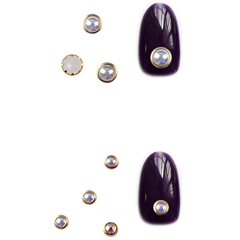 5 мм стикер для дизайна ногтей Наклейка на кончик 3D блестки маникюрные шпильки DIY