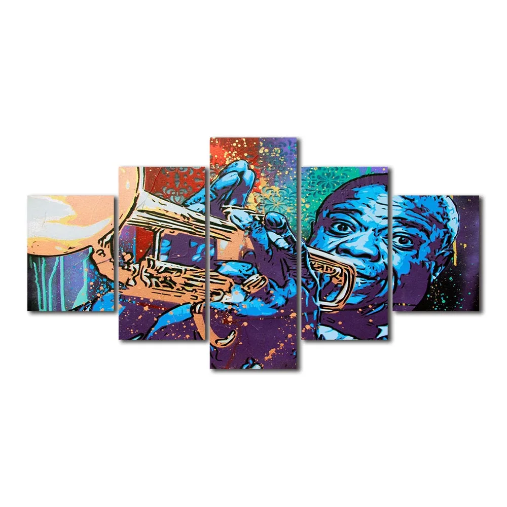 

No Frame Wall Art HD Prints Canvas Painting Jazz Musician Pictures Nordic Poster for Living Room Home Decor