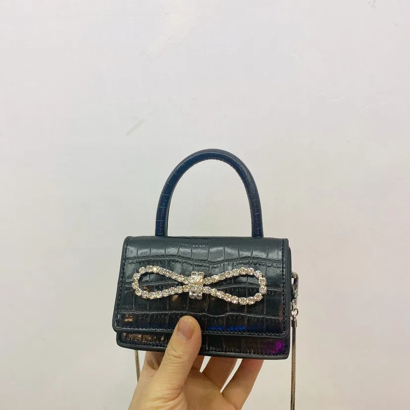 

designer bag Mini Handbag Women 2021 New Cute Crocodile Pattern Small Square Purse Female Chic Designer Chain Shoulder Bag