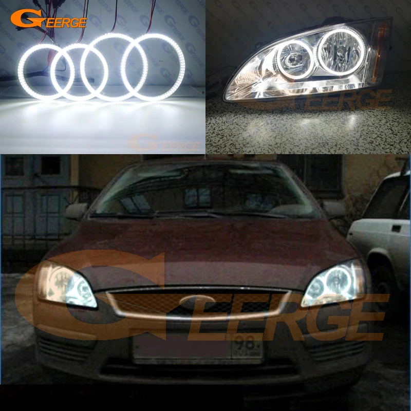 Ультра яркий SMD СВЕТОДИОДНЫЙ ангельские глазки набор колец Дневной светильник