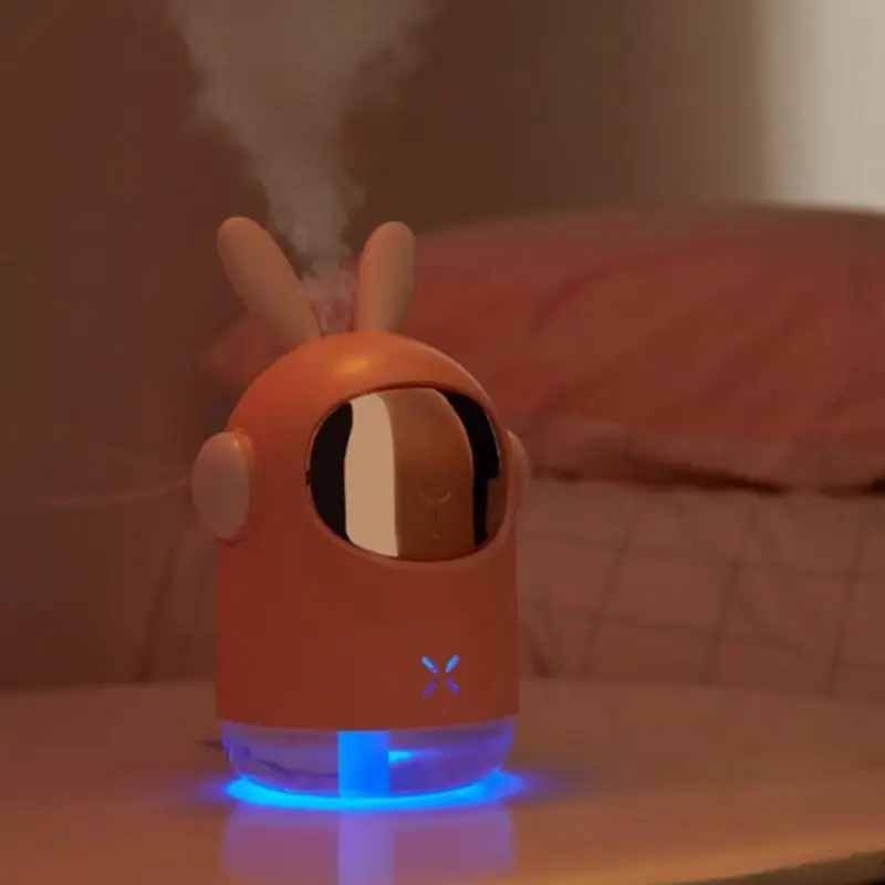 300 мл ультразвуковой увлажнитель воздуха с космическим Кроликом настольный