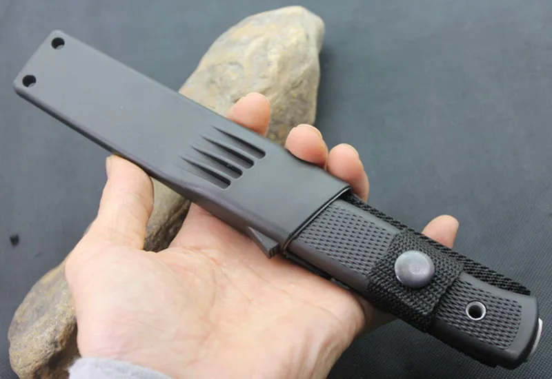 DuoClang-cuchillo táctico clásico de hoja fija para acampada, herramienta de caza al aire libre de acero inoxidable 8Cr13, oferta