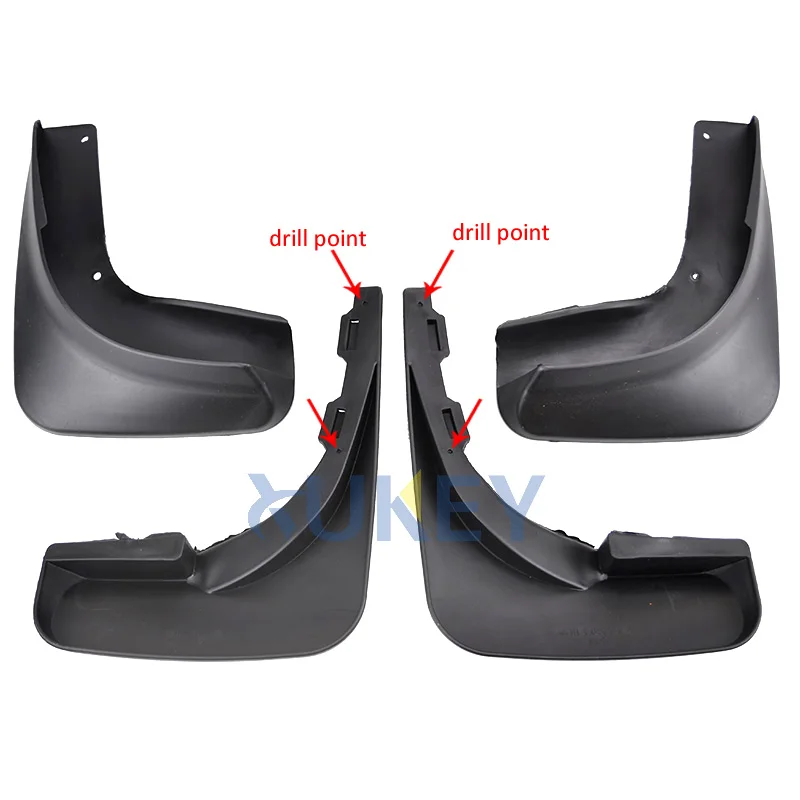 Для Volkswagen VW Golf 6 Mk6 2009 2010 2011 2012 Набор литых брызговиков Брызговики передние задние