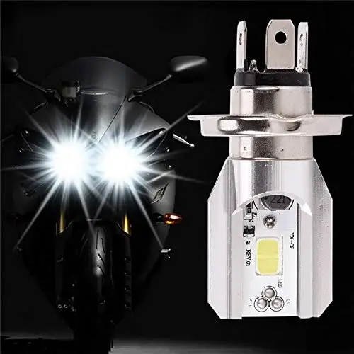 BA20D / H4 светодиодный Farol Da Moto cicleta лампочка DC 9 V ~ 80 12 W 900LM 6500 K moto luz COB аксессуар