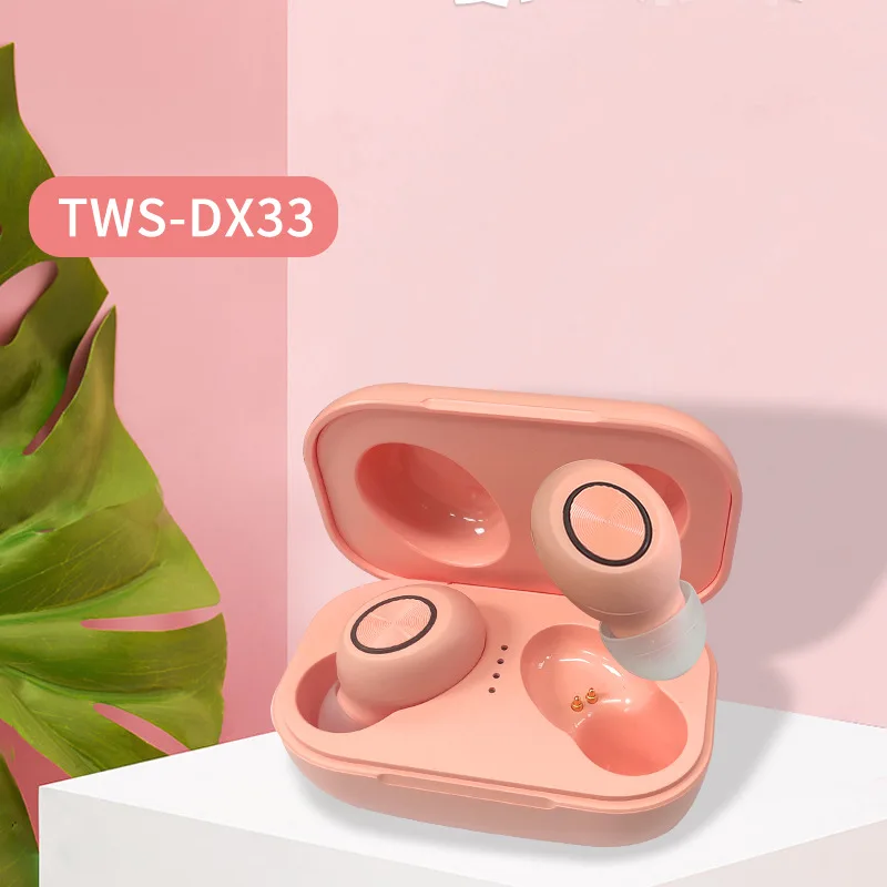 

YOGOU DX33 Bluetooth 5.0 wireless TWS sports game touch waterproof earplug portable mini stereo vocal cord microphone headset