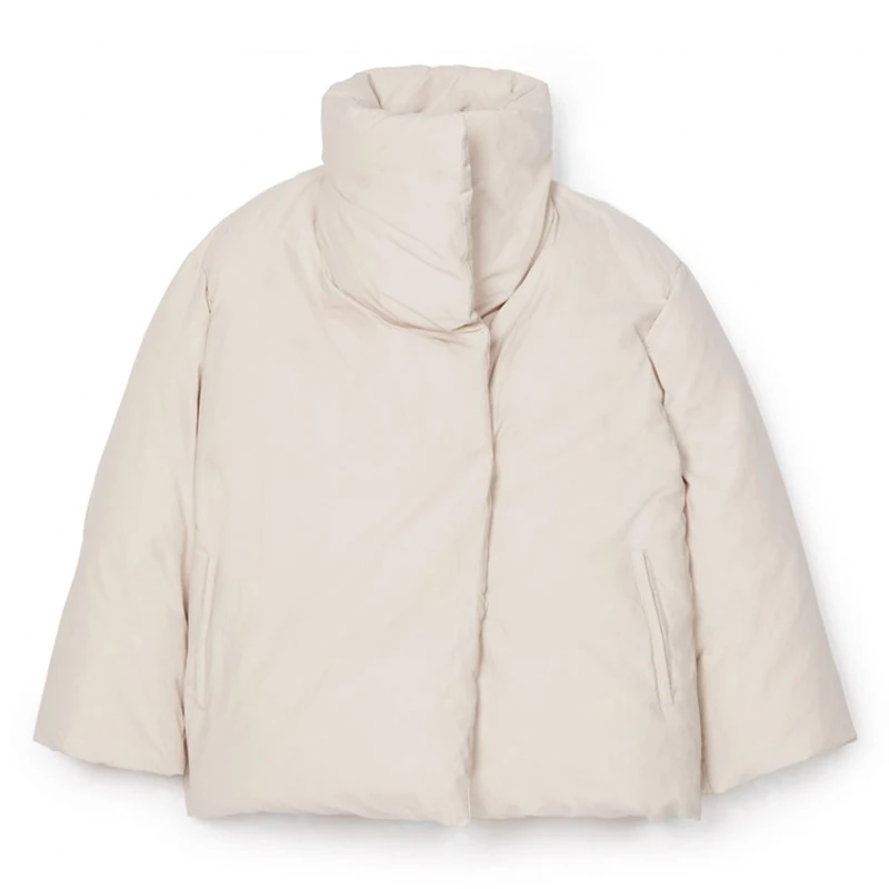 Женские парки с воротником стойкой Katara модные пальто на пуговицах Элегантные