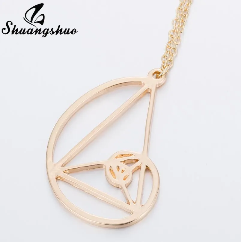 Ожерелье "Спираль с треугольником": подвеска Фибоначчи, отношение, психология, наука, биология, ювелирные изделия, мода, подарки учителям математики.