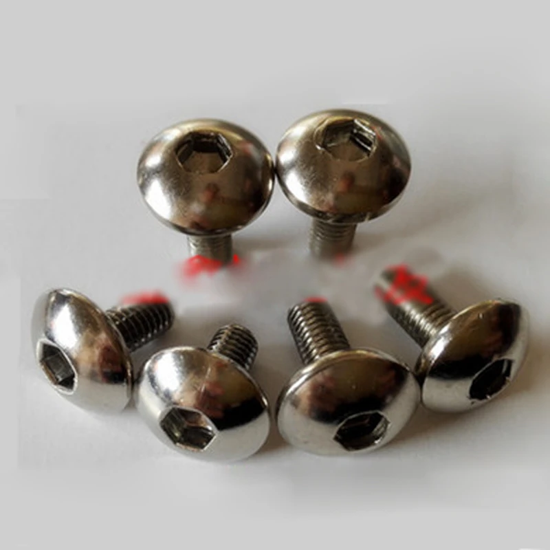 Винты с шестигранным углублением полукруглые головки болты большой круглой
