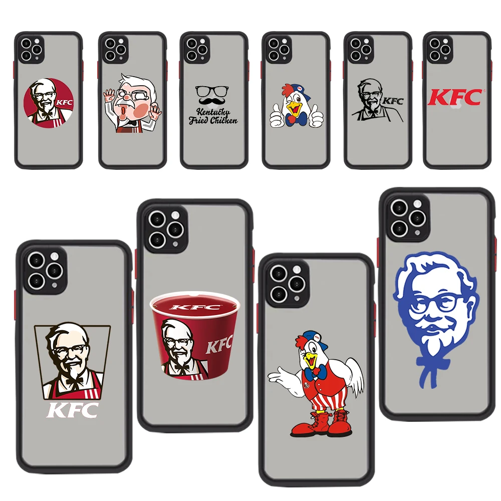 

Yinuoda Kfc Phone Case Carcase Funda For Iphone Xr X Xs 7 8 Plus 11 12 13 Mini Pro Max Mobile Shell Matte