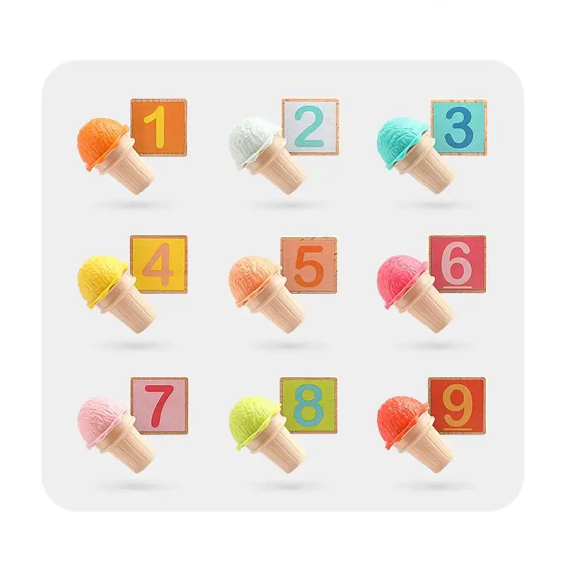 

Children's Family Kitchen Toy Ice Cream Set Early Education Intelligence Girl Boy Cognitive Enlightenment Diy Christmas Gift Set