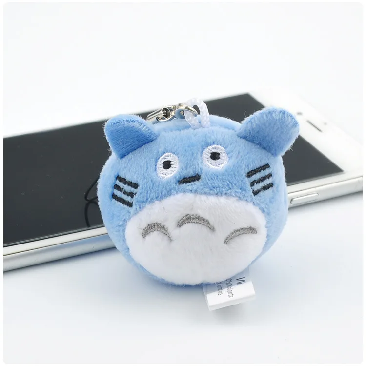3 цвета японский аниме Милый мультяшный Тоторо мягкий плюшевый брелок сумка