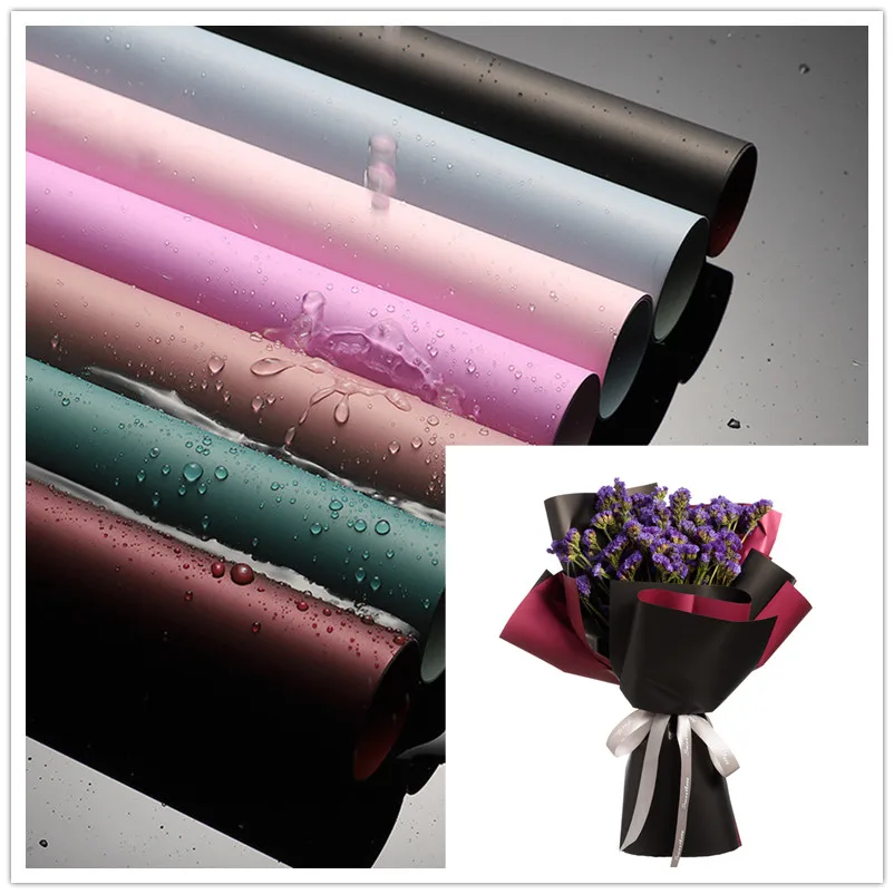 20 шт./лот двухцветная подарочная упаковочная бумага сделай сам для упаковки