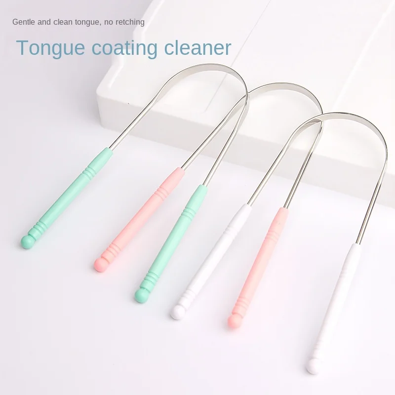 

1PCS Tongue Scraper Cleaner Fresh Breath Cleaning Coated TongueToothbrush Oral Hygiene Care Tools