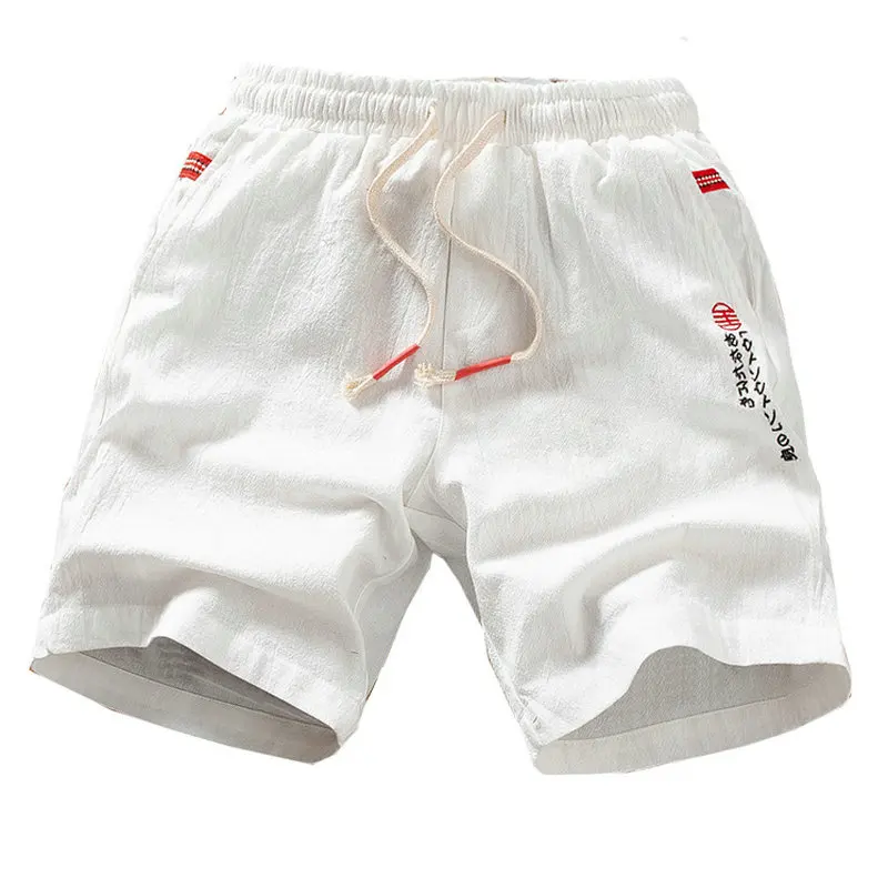 Хлопковые мужские шорты новые летние повседневные модные короткие бермуды