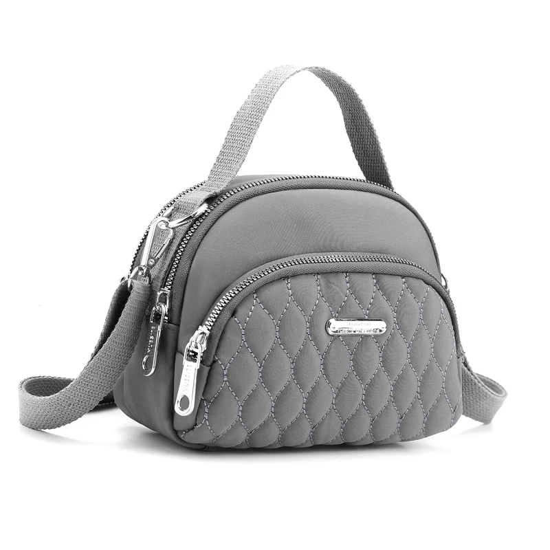 

Fashion Diamond Lattice purses and handbags Multi Storey Woman shoulder bag Casual Nylon Small women bag Colorful sac femme