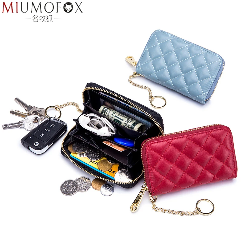 

Маленькие женские кошельки карамельных цветов, мини-кошелек из натуральной кожи, держатель для карт, Новый Модный женский кошелек для монет...