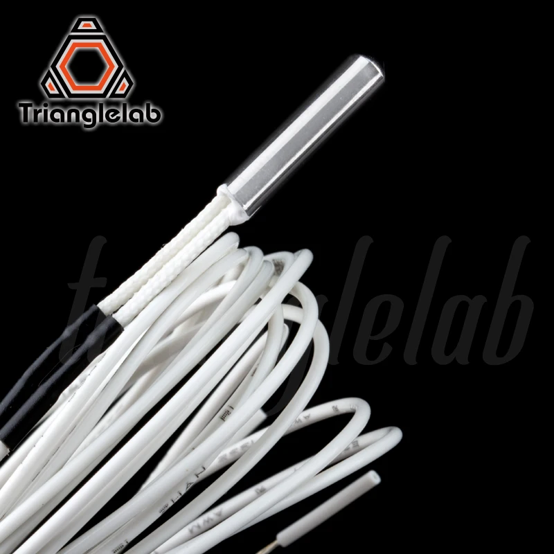 Trianglelab NTC 100K Ом B3950 термистор картридж датчик высокой температуры 280℃ для E3D PT100 V6 нагреватель Блок 3D принтер