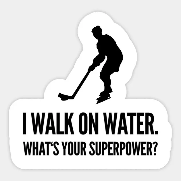 12.7*10.16CM Sports ICE HOCKEY Car Stickers Ice Skating Fun Decoration Decals | &amp