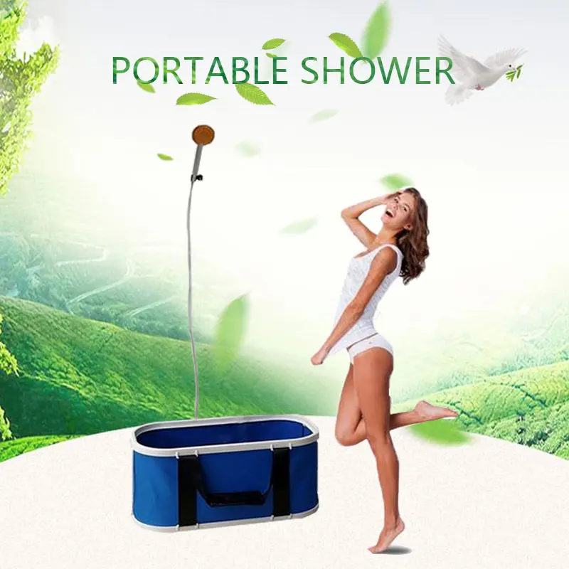 

Переносной душ с подогревом для кемпинга, походов и отдыха на открытом воздухе, 2021