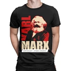Осенне-зимние модные футболки с Карлом Марксом, социалистические футболки, хлопковые топы премиум-класса с коммунизмом, модные мужские футболки с круглым вырезом