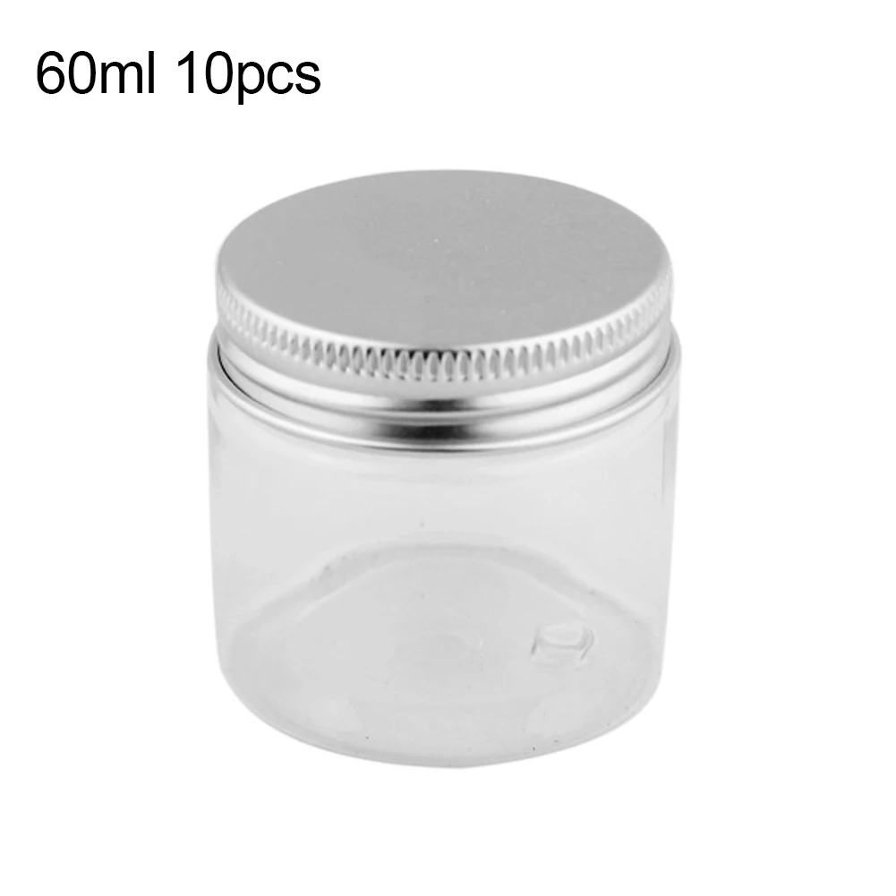 

10Pcs 30/60ml Portable Round Sealed Face Cream Lip Balm Storage Box Container
