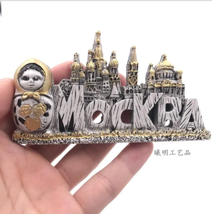 Русский туристический сувенир, магнит для холодильника, детский сувенир для путешествий, магниты на холодильник, домашний декор